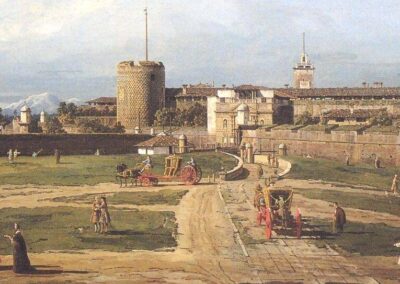 Milano tra 600 e 700 castello Sforzesco 1750 e1514992495257